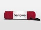 Baittowel Microfiber 15"x15" w/Clip Blood Red