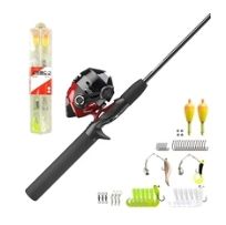 Zebco Tackle Wallet 202 Spincast Combo 5ft6in 2pc ML