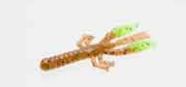 Zoom Lil Critter Craw (Option: 4in 12/bag Pumpkin/Chartreuse Tail)