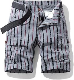 Men's Casual Sports Shorts Quick Dry Fashion Fit Twill Cargo Shorts Shorts with Pockets (Color: PA18-M)